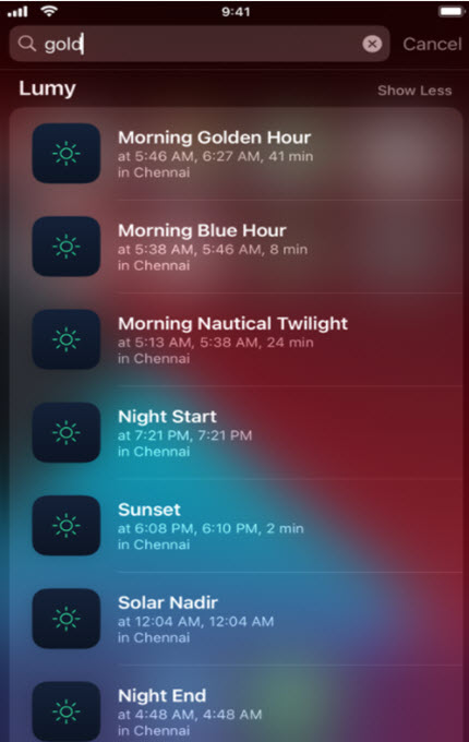 
Lumy app