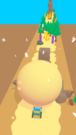 
滚雪球冲刺游戏
