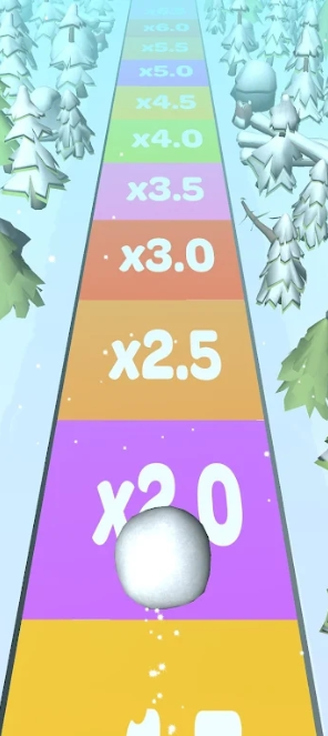 
雪球跑酷冒险游戏