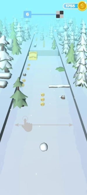 
雪球跑酷冒险游戏